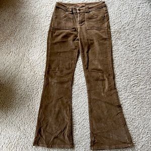 Low rise - brown flare jeans!!
